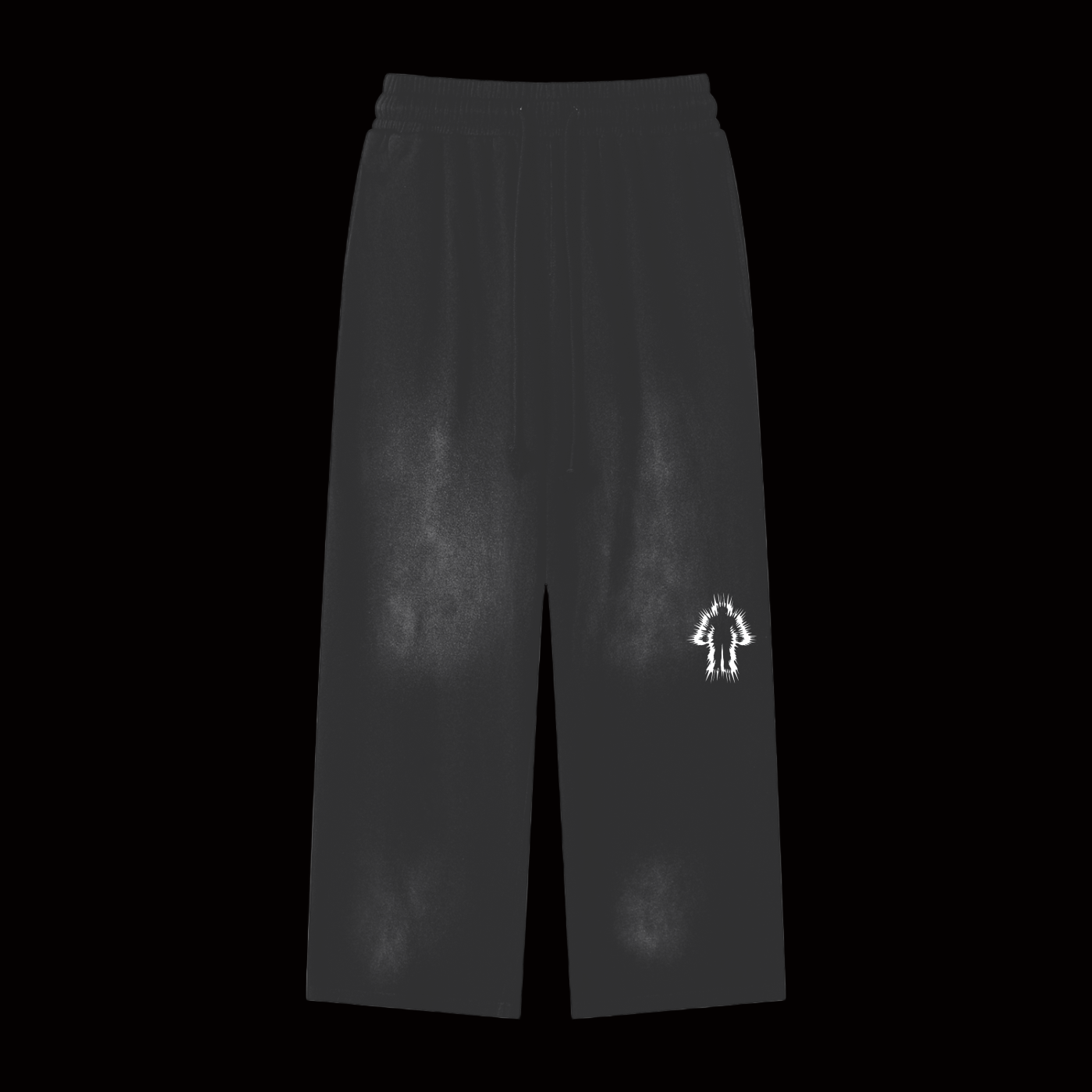 stone washed baggy sweats