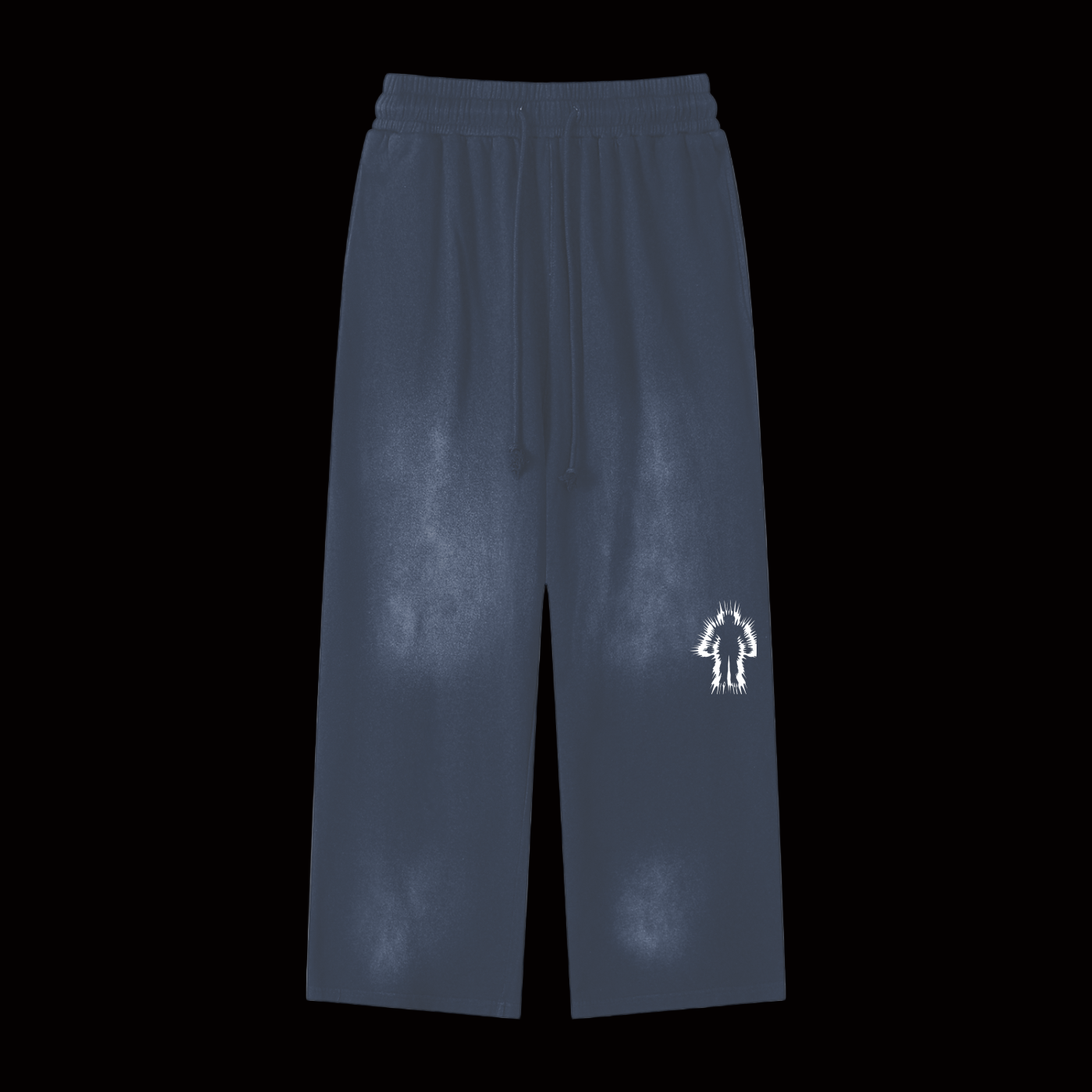 Stone washed baggy sweats