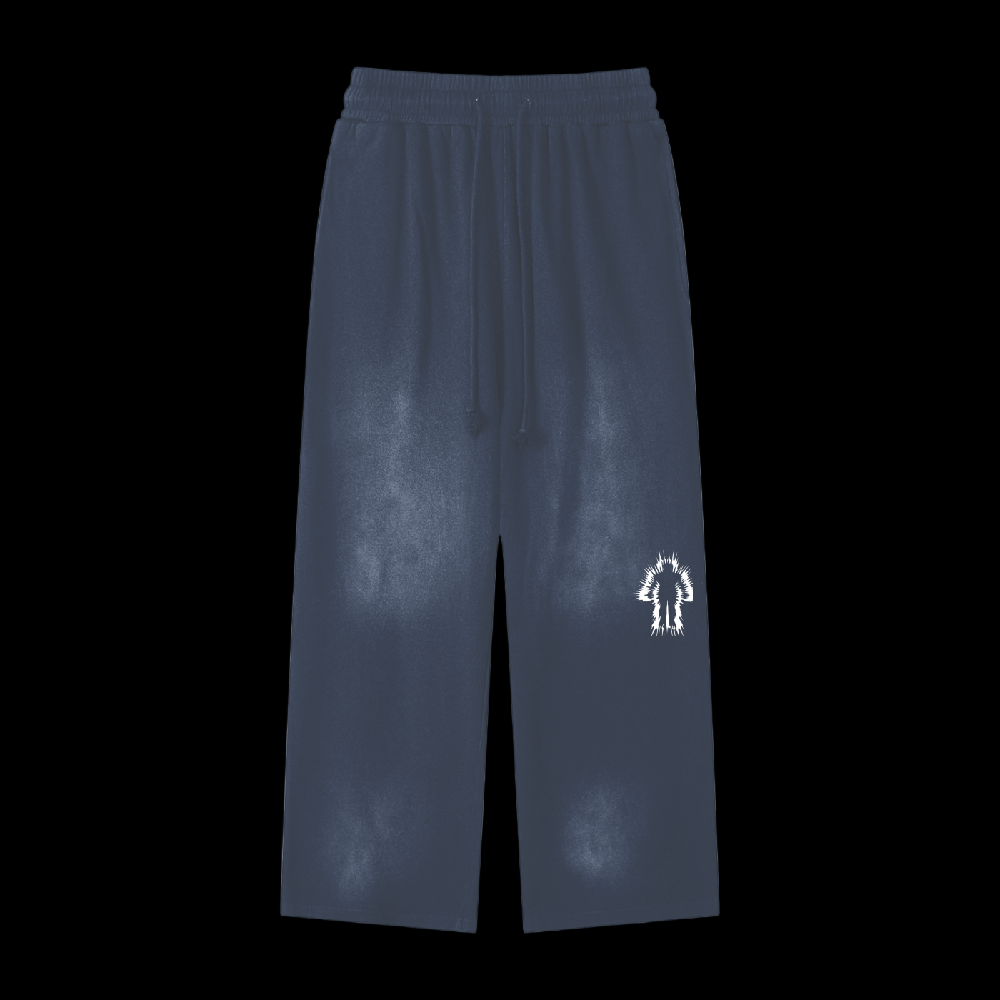 Stone washed baggy sweats